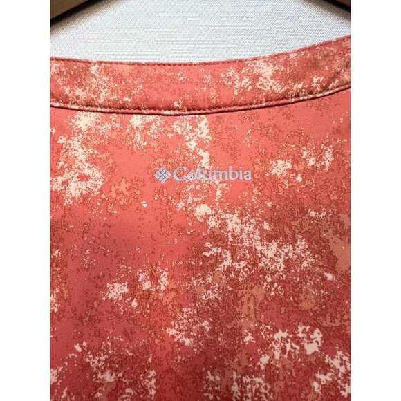 Columbia Women's Sleeveless Cold Bay Tank Dress Stretch Size XL Rusty Printed - Picture 7 of 10